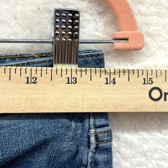 Calvin Klein Womens High Waist Legging Jeans 28 Blue Distressed Skinny Stretch - Picture 9 of 12